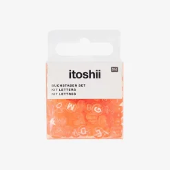 Fashion Rico Design Orange Letter Beads