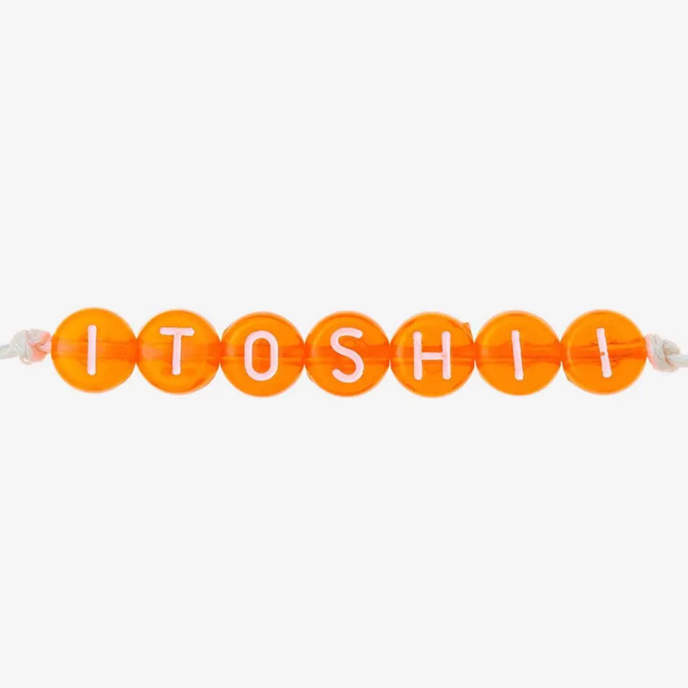 Online Rico Design Orange Letter Beads