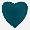 Sale Grabo Balloons Petrol Blue Satin Heart Balloon