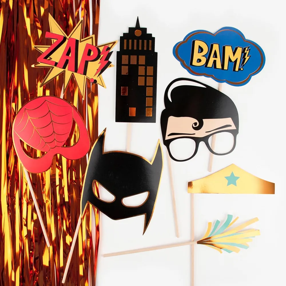 New Great Pretenders Photobooth Kit - Super Heroes