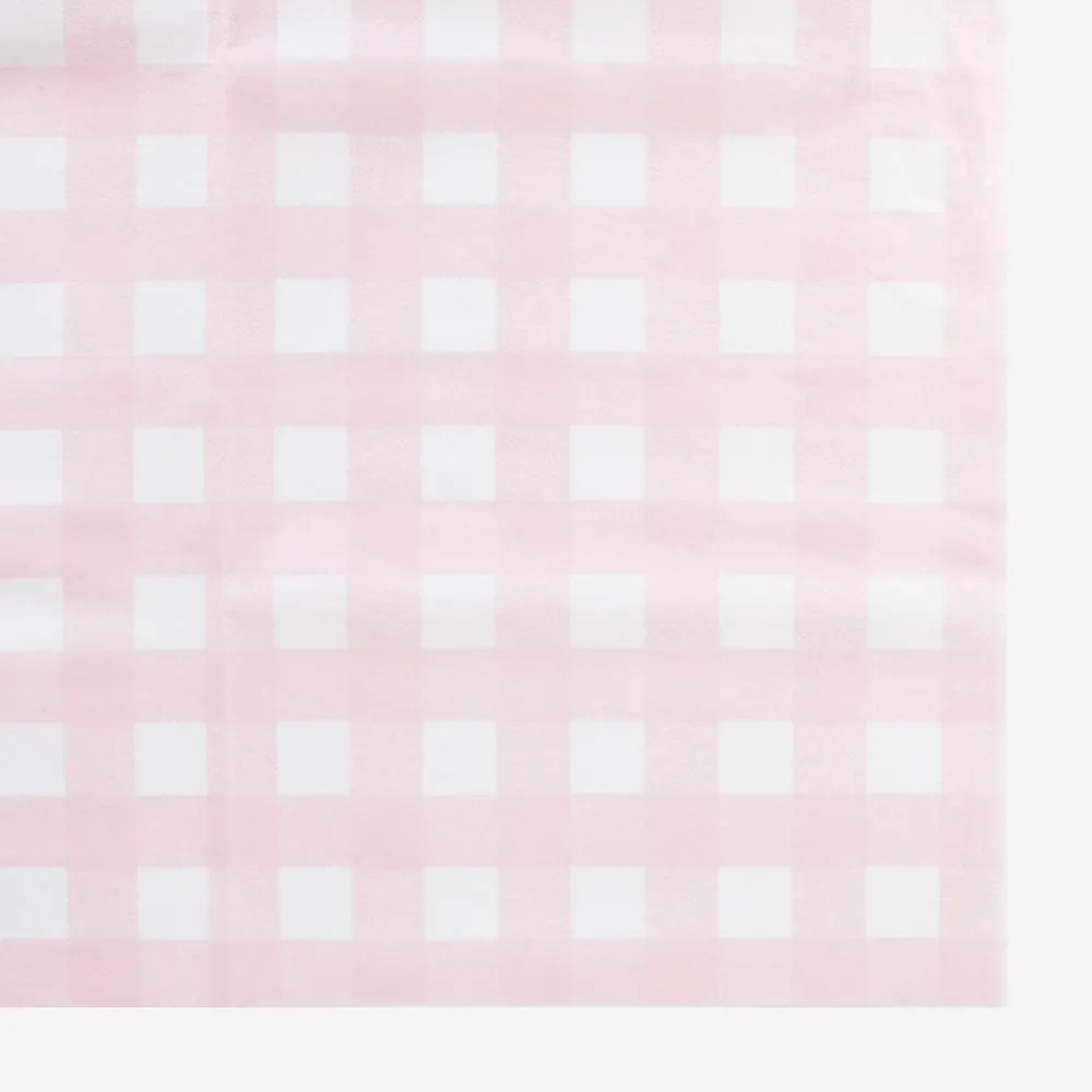Sale Françoise Paviot Pink Gingham Tablecloth