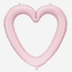 Discount Party Deco Pink Heart Photo Frame Balloon