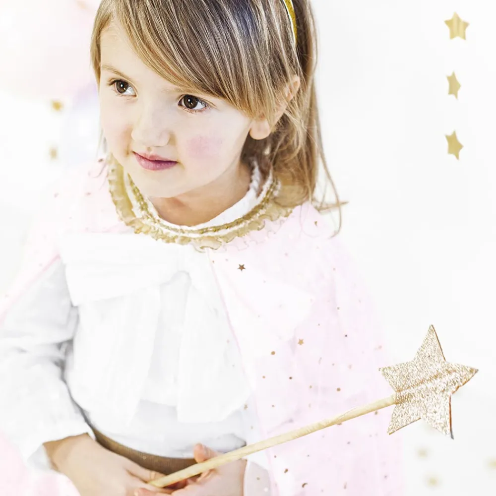 New Party Deco Pink Princess Cape
