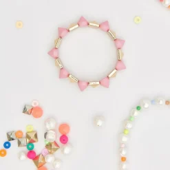 Hot Rico Design Pink Round Beads