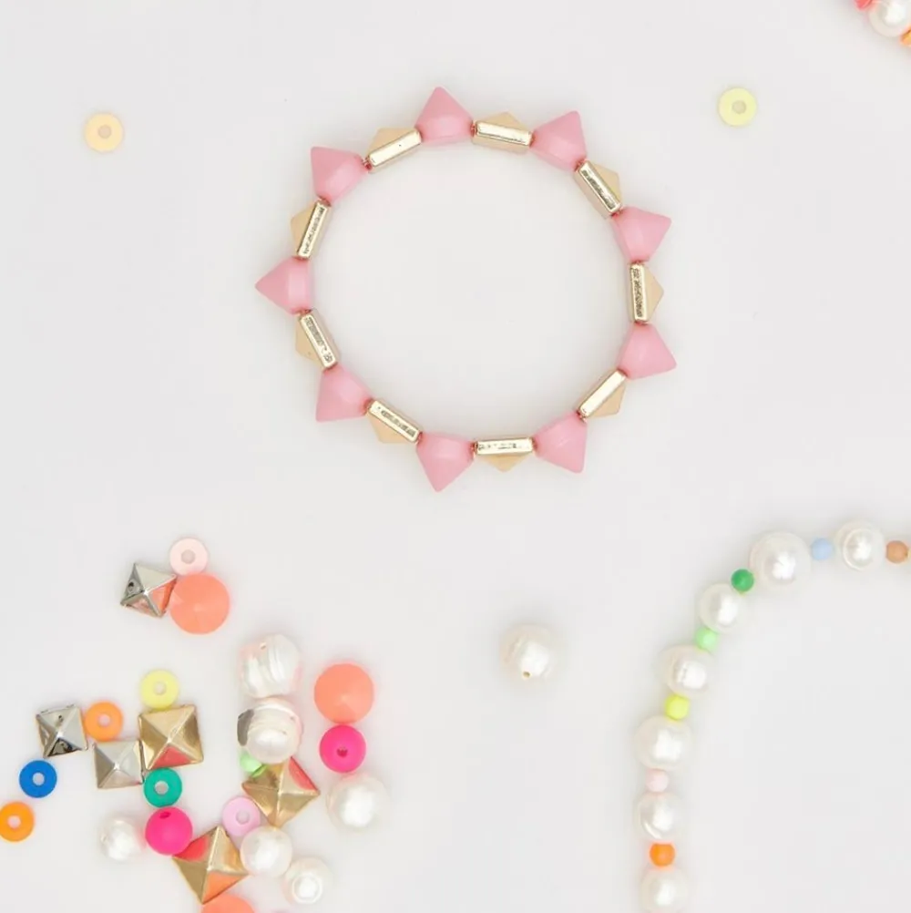 Cheap Rico Design Pink Round Beads