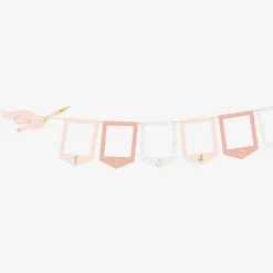 Outlet Party Deco Pink Stork Photo Garland
