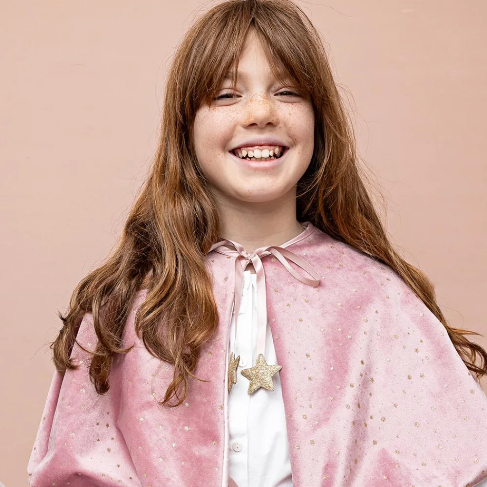 Discount Mimi & Lula Pink Velvet Princess Cape