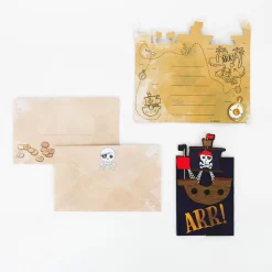 Sale Amscan Pirate Birthday Invitation (8)