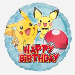 Cheap Amscan Pokemon Happy Birthday Balloon