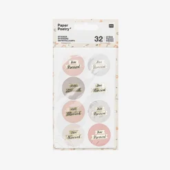 Cheap Rico Design Powdered And Gray Just Married Stickers