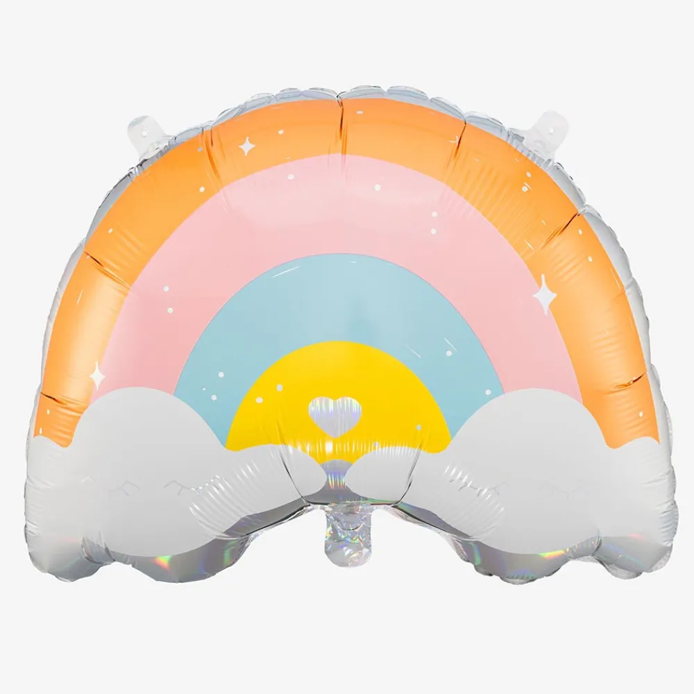 Outlet Party Deco Rainbow Balloon And Pastel Cloud