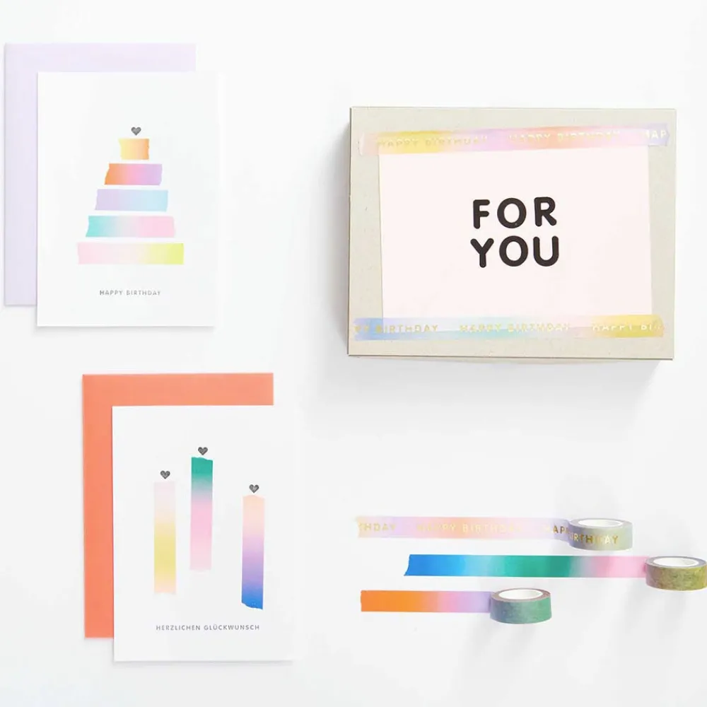 Clearance Rico Design Rainbow Gradient Masking Tape