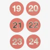 New Rico Design Red Advent Stickers