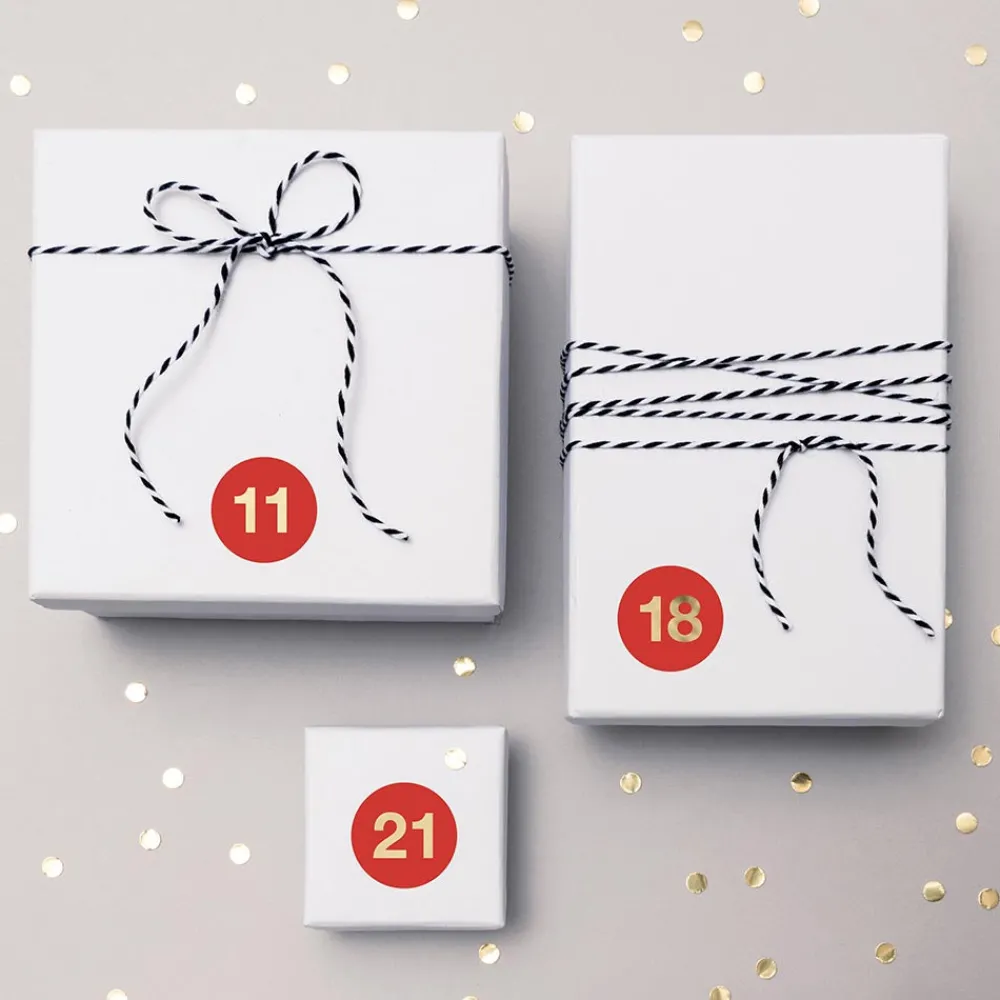 New Rico Design Red Advent Stickers