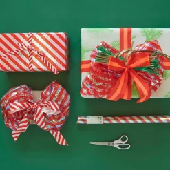 Cheap Rico Design Red And White Satin Ribbon