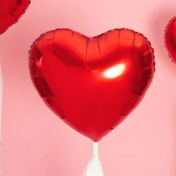 Cheap Party Deco Red Heart Helium Balloon