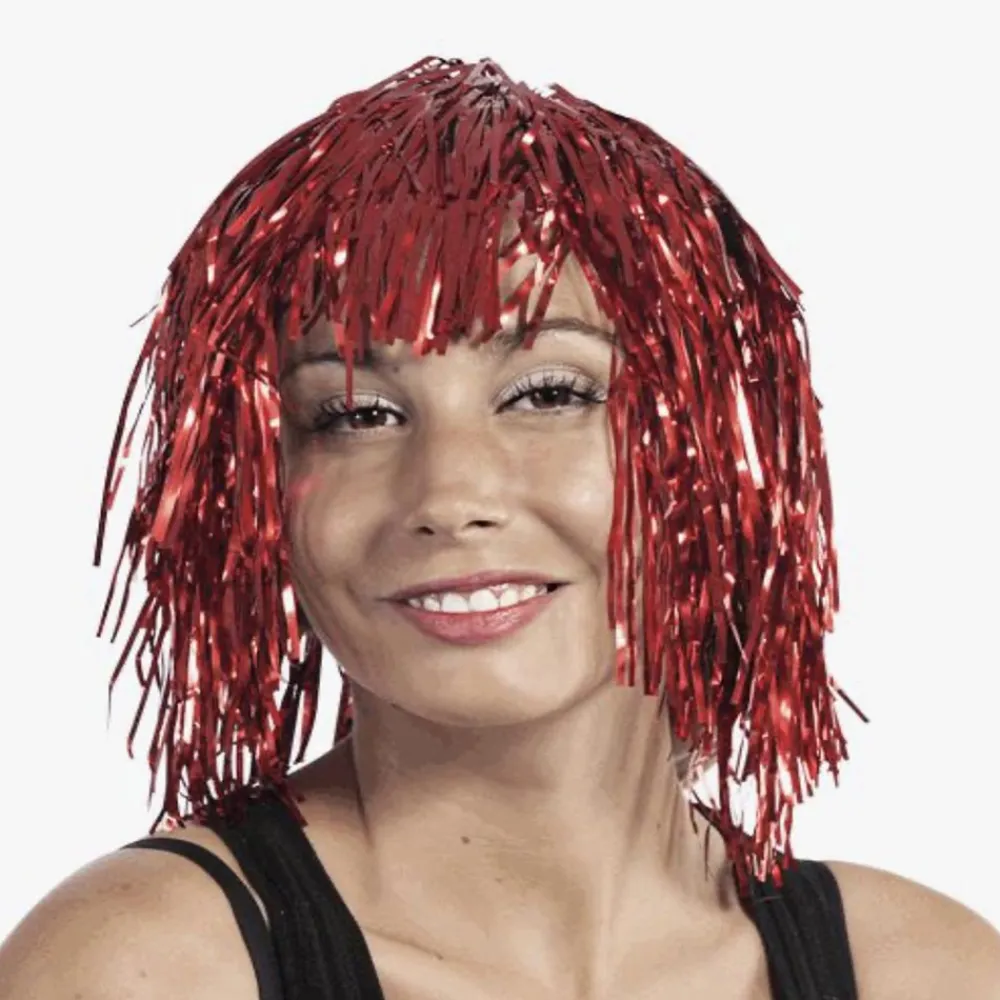 Shop Petit Clown Red Mylar Wig