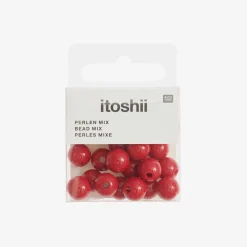 Cheap Rico Design Red Round Beads