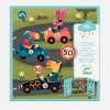 Store Djeco Repositionable Car Stickers