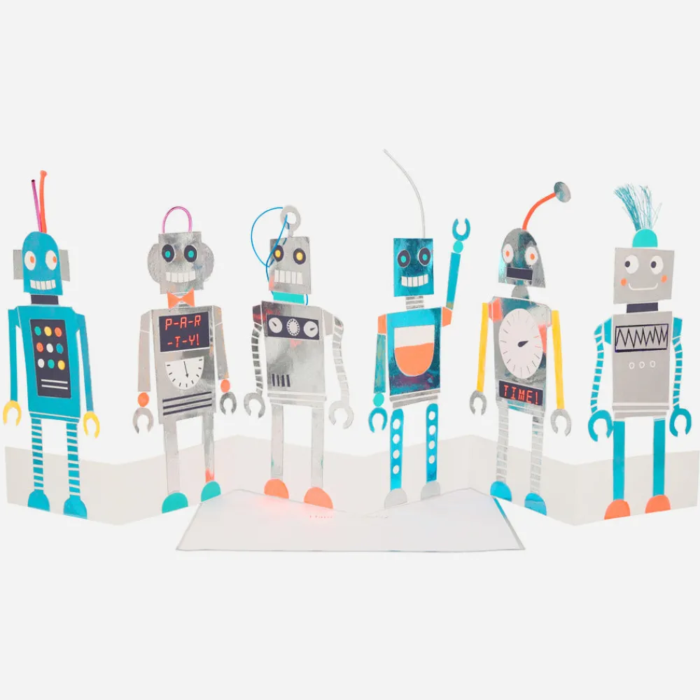 Best Sale Meri Meri Robot Accordion Card