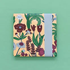 Hot House of Products Roll Of Burgundy Vintage Flower Gift Paper