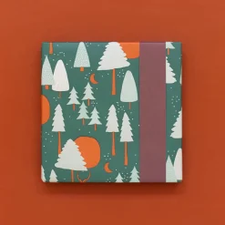 Flash Sale House of Products Roll Of Christmas Forest Wrapping Paper