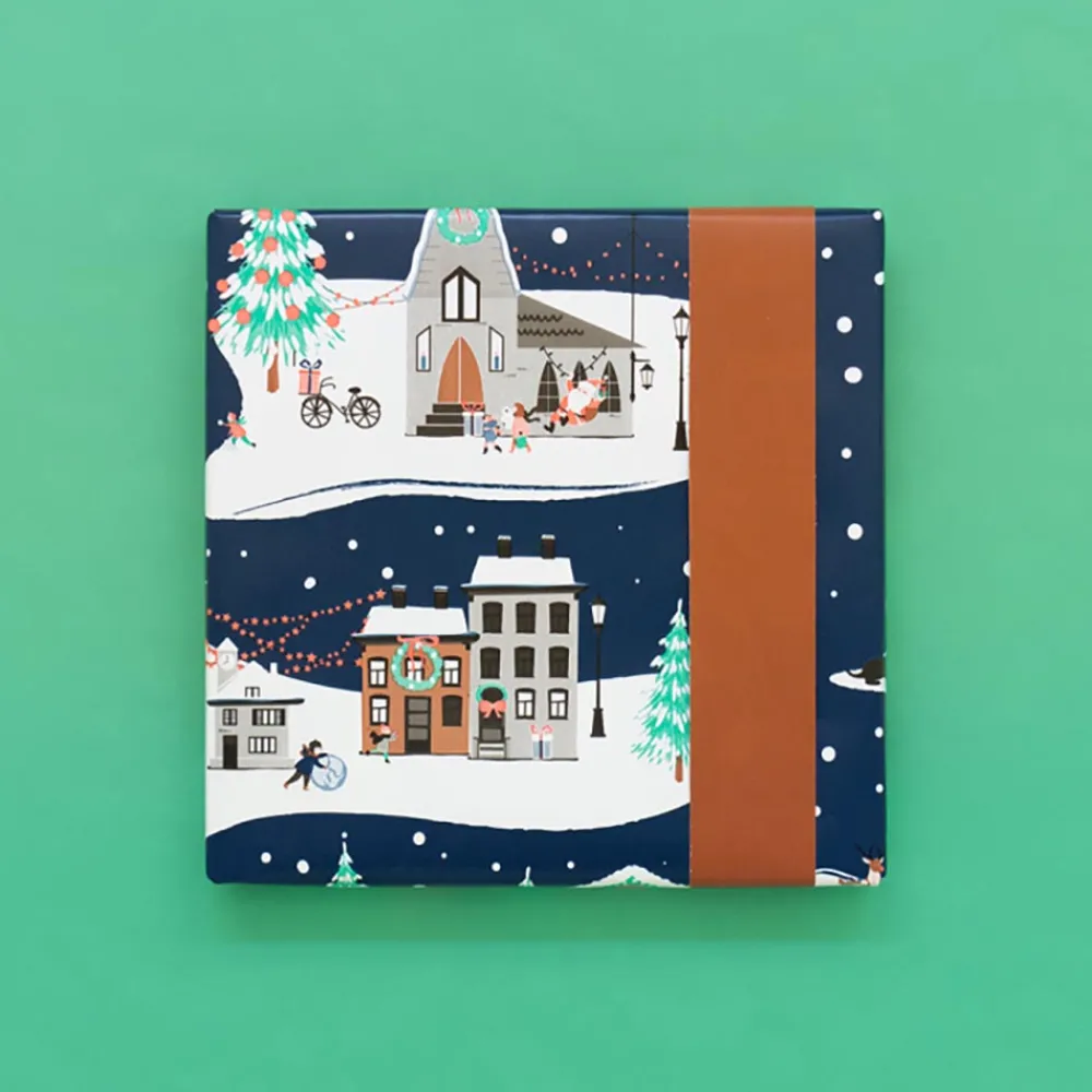 Fashion House of Products Roll Of Christmas Village Wrapping Paper