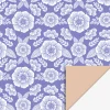 Shop House of Products Roll Of Large Purple Flower Gift Paper