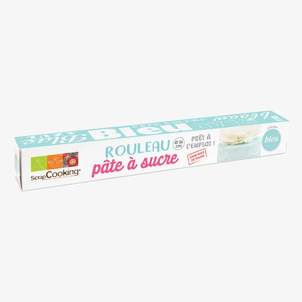 Outlet ScrapCooking Roll Of Light Blue Sugar Paste