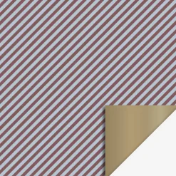 Best House of Products Roll Of Purple Striped Wrapping Paper