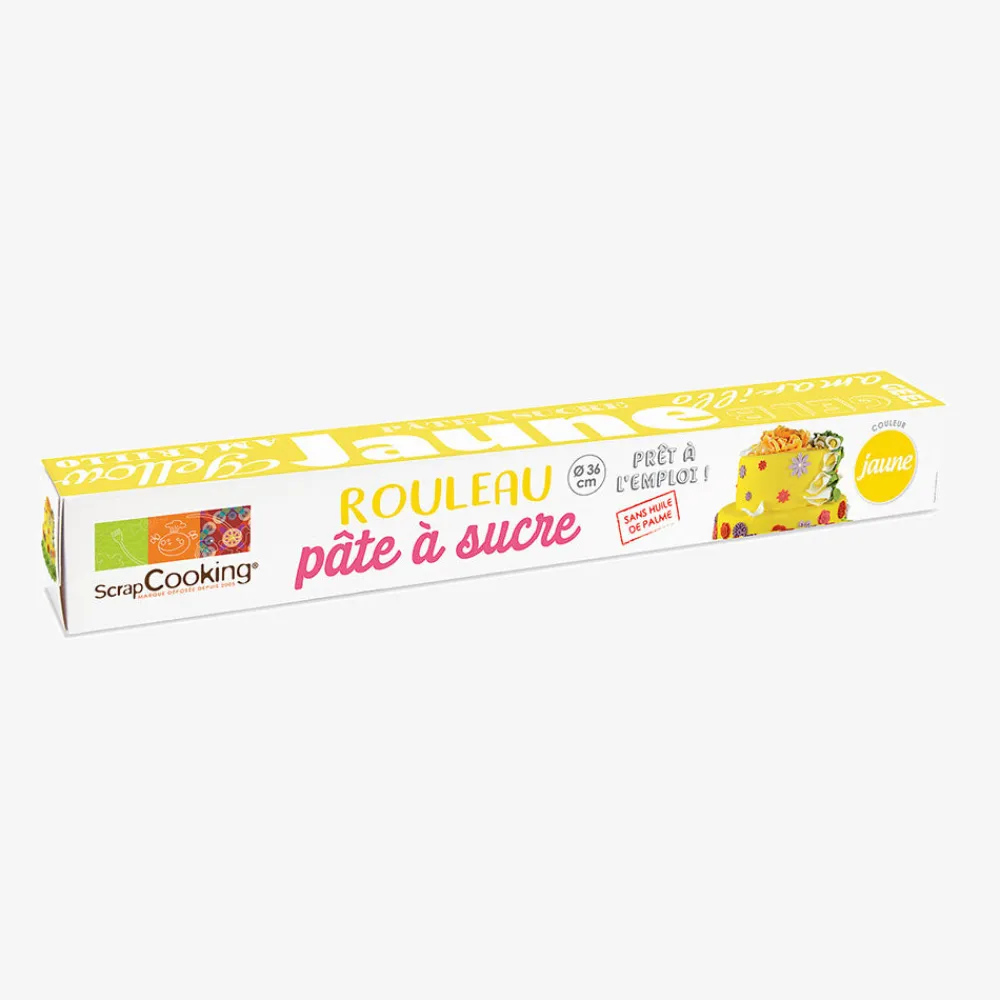 Store ScrapCooking Roll Of Yellow Sugar Paste