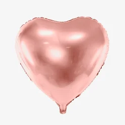Shop Party Deco Rose Gold Heart Helium Balloon