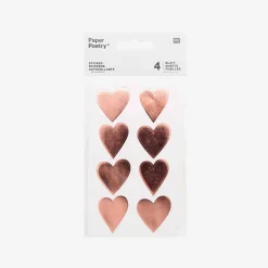 Online Rico Design Rose Gold Heart Stickers