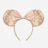 Online Party Deco Rose Gold Mouse Headband