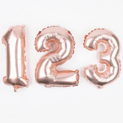 Best Arty Fêtes Factory Rose Gold Number Balloon (Small Size)