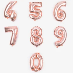 Best Arty Fêtes Factory Rose Gold Number Balloon (Small Size)