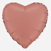 Shop Grabo Balloons Rose Gold Satin Heart Balloon