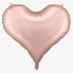 Flash Sale Party Deco Rose Gold Satin Heart Balloon