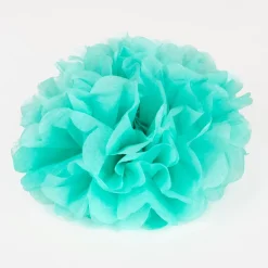 Discount Party Pro Satin Pompom - Aqua