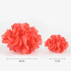 Discount Party Pro Satin Pompom - Coral