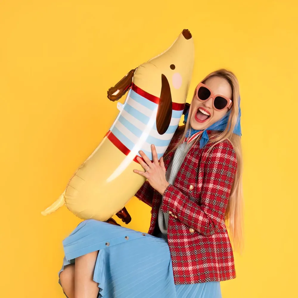 Store Party Deco Sausage Dog Balloon