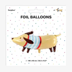 Store Party Deco Sausage Dog Balloon