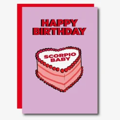 Discount Studio Soph Scorpio Birthday Card