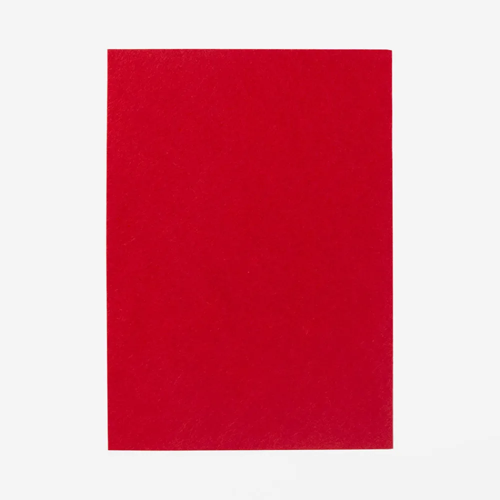 Best Sale Graine Créative Self-Adhesive Red Felt Sheet