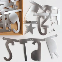 Store A Little Lovely Company Silver Garland - Customizable Text