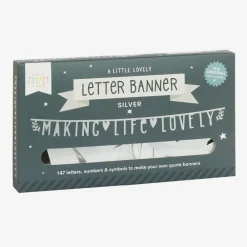 Store A Little Lovely Company Silver Garland - Customizable Text