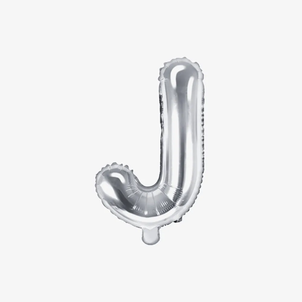 Fashion Party Deco Silver Letter Balloon (Small Size)