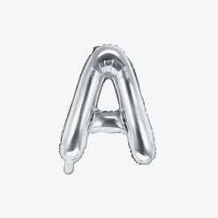 Fashion Party Deco Silver Letter Balloon (Small Size)