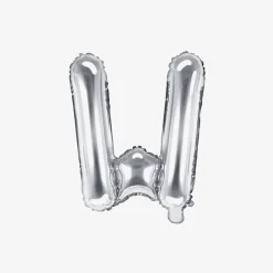 Fashion Party Deco Silver Letter Balloon (Small Size)