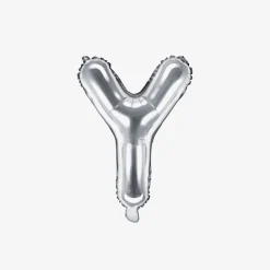 Fashion Party Deco Silver Letter Balloon (Small Size)